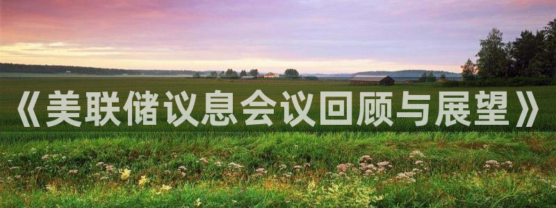 833体育直播免费观看：《美联储议息会议回顾与展望》